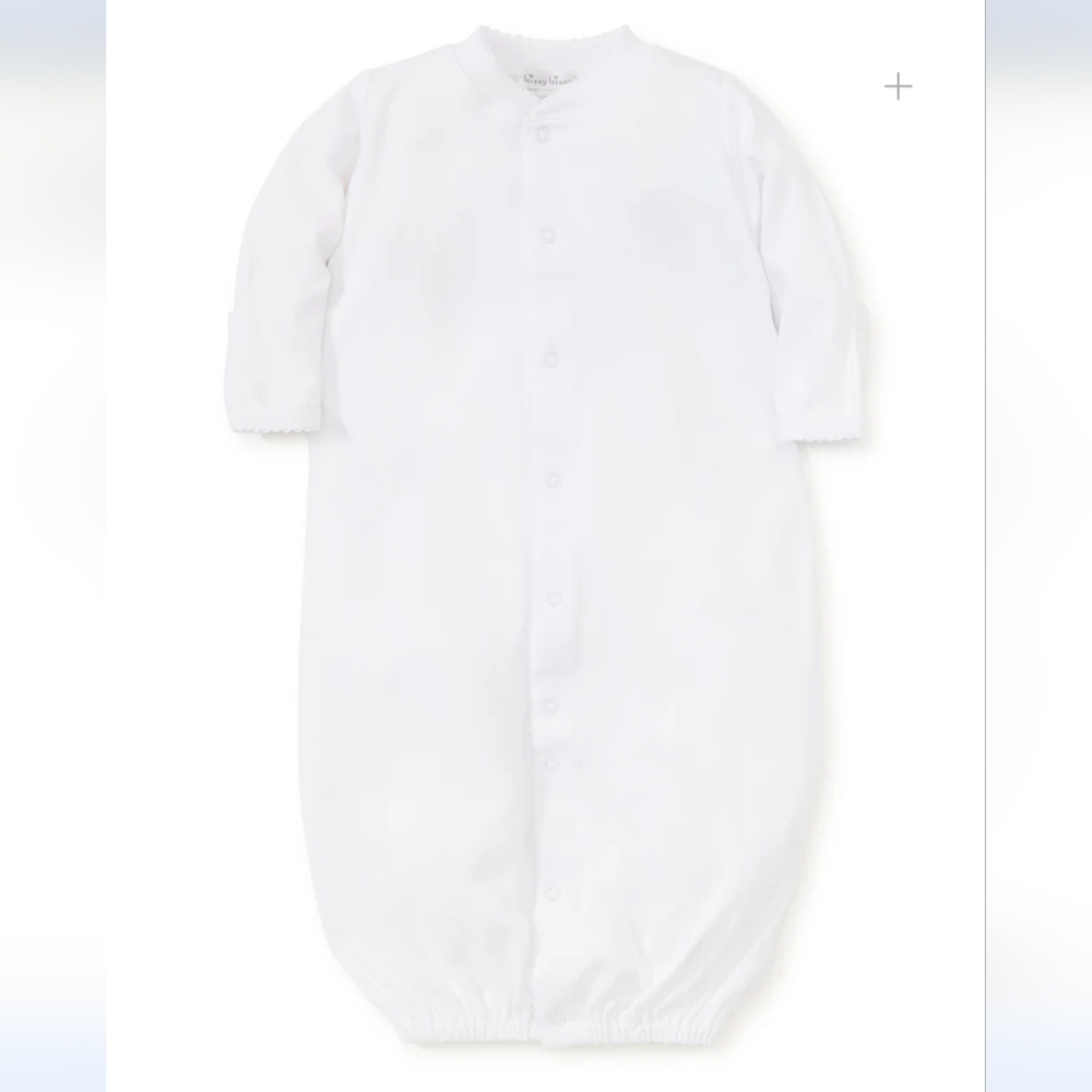 White Kissy Basics Convertible Gown